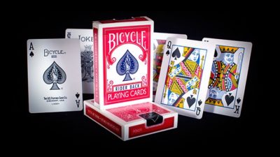 Bicycle Rider Back Playing Cards in Mixed Case Red/Blue by USPCC - Image 3