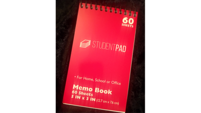 SvenPad® KoD Memo Pad, Red, Single