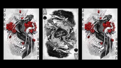 Silver Dragon, Standard Edition Playing Cards by Craig Maidment - Image 3