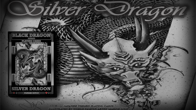 Silver Dragon, Standard Edition Playing Cards by Craig Maidment