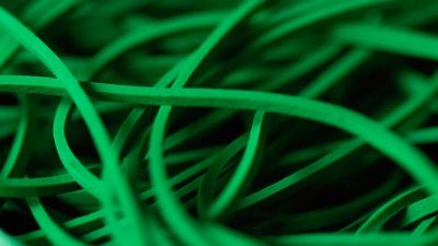 Joe Rindfleisch's SIZE 16 Rainbow Rubber Bands, Marcus Eddie - Green Pack by Joe Rindfleisch - Image 2