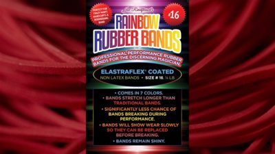 Joe Rindfleisch's SIZE 16 Rainbow Rubber Bands, Joe Rindfleisch - Red Pack by Joe Rindfleisch