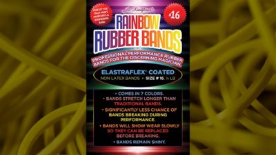 Joe Rindfleisch's SIZE 16 Rainbow Rubber Bands, Russell Leeds -Yellow by Joe Rindfleisch