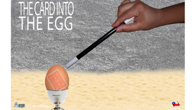 THE CARD INTO THE EGG, Gimmicks and Online Instructions by Alan Alfredo Marchese