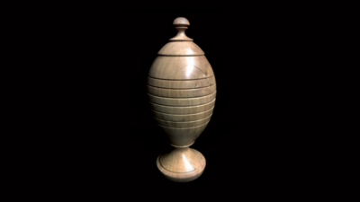 Deluxe Wooden Ball Vase by Merlins Magic - Image 3