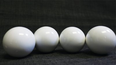 Wooden Billiard Balls, 1.75 inch White by Classic Collections - Image 2