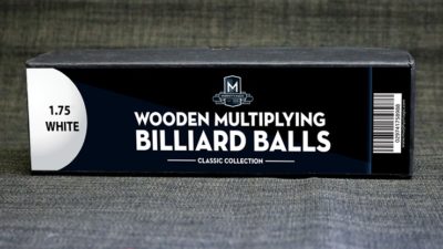 Wooden Billiard Balls, 1.75 inch White by Classic Collections
