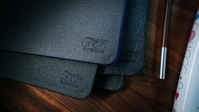Suede Leather Large Pad, Blue by TCC - Image 4