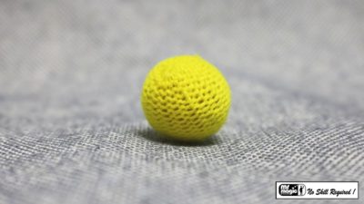 Crochet Ball .75 inch Single, Yellow by Mr. Magic