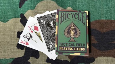 Bicycle Tactical Field Green Camo/Brown Camo, 6 Decks by US Card Magic Co - Image 3