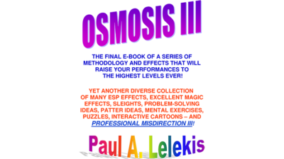 OSMOSIS III - Paul A. Lelekis Mixed Media (Download)