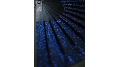 Appearing SnowStorming Fan V2, Dark Blue by Victor Voitko (Gimmick and Online Instructions) - Image 2