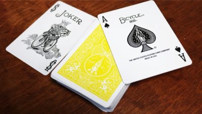 Bicycle Yellow Playing Cards by US Playing Cards - Image 3