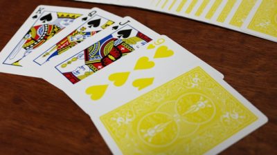 Bicycle Yellow Playing Cards by US Playing Cards - Image 4