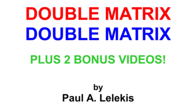 DOUBLE MATRIX by Paul A. Lelekis Mixed Media (Download)