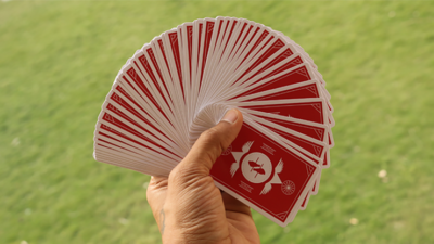 Limited Edition Wings V2 Marked Playing Cards, Red/Bridge Size - Image 4
