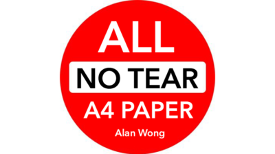 No Tear Pad, Extra Large, 8.5 X 11.5 inch ALL No Tear by Alan Wong