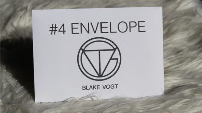 Number 4 Envelope, Gimmicks and Online Instructions by Blake Vogt
