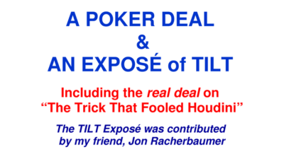 A Poker Deal & An Expos (Download)
