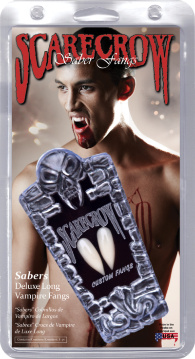 Fangs Sabers Extra Long Deluxe by Scarecrow