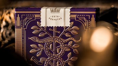 Monarch Royal Edition, Purple Playing Cards by theory11 - Image 2