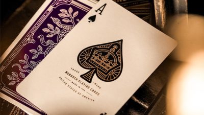 Monarch Royal Edition, Purple Playing Cards by theory11 - Image 4