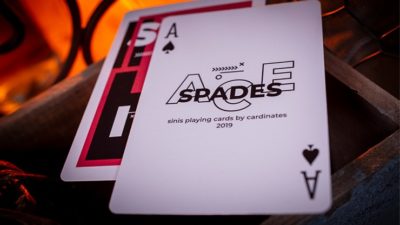 Sinis, Raspberry and Black Playing Cards by Marc Vento - Image 2