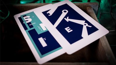 Sinis, Turquoise Playing Cards by Marc Vento - Image 2