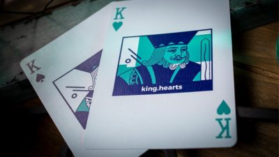 Sinis, Turquoise Playing Cards by Marc Vento - Image 4