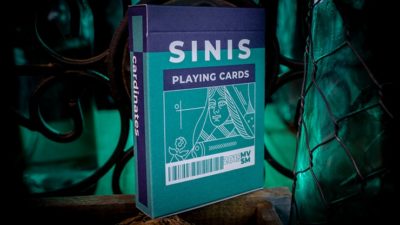 Sinis, Turquoise Playing Cards by Marc Vento