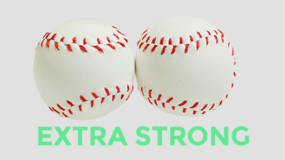 Strong Chop Cup Balls White Leather, Set of 2 by Leo Smetsers