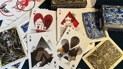 5th Kingdom Semi-Transformation, Artist Standard Edition Black 1 Way Playing Cards - Image 3