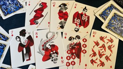 5th Kingdom Semi-Transformation, Artist Standard Edition Black 1 Way Playing Cards - Image 6