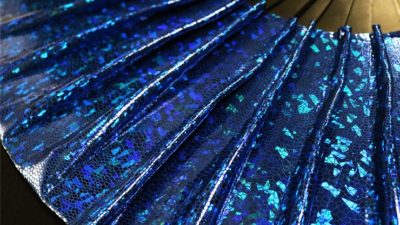 Appearing SnowStorming Fan V2, Blue Hologram by Victor Voitko (Gimmick and Online Instructions)