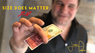 Size Does Matter 2.0, Gimmicks and Online Instructions by Juan Pablo Magic