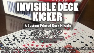 Invisible Deck Kicker, Gimmicks and Online Instructions by David Penn