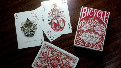 Agenda Red Basic Edition Playing Cards - Image 4