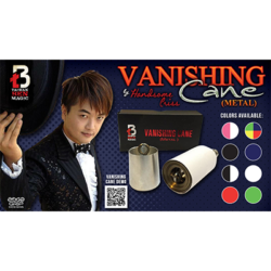 Vanishing Metal Cane, Black by Handsome Criss and Taiwan Ben Magic
