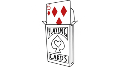 Cardiographic Lite RED CARD 5 of Diamonds Refill by Martin Lewis - Image 2