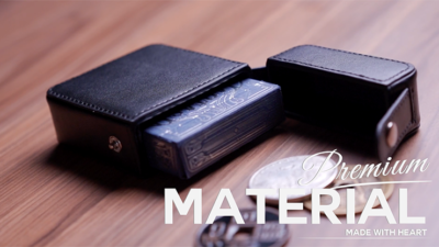 MAZE Leather Card Case, Blue by Bond Lee - Image 3