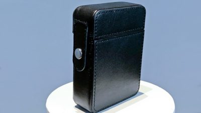MAZE Leather Card Case, Black by Bond Lee - Image 6