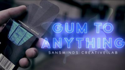 Gum to Anything, Gimmicks and Online Instructions by Sansminds Magic