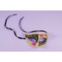 EYE MASK W/RIBBON-GLD/BLK/MULT
