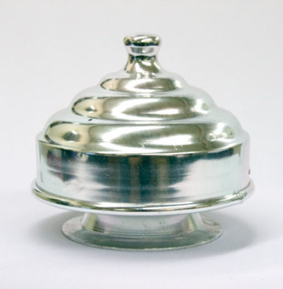 Double Chick Pan w/ Pedestal, Aluminum
