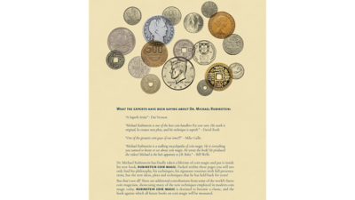 Rubinstein Coin Magic, Hardbound by Dr. Michael Rubinstein - Image 2