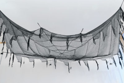 Lace Spiderweb Curtain Topper