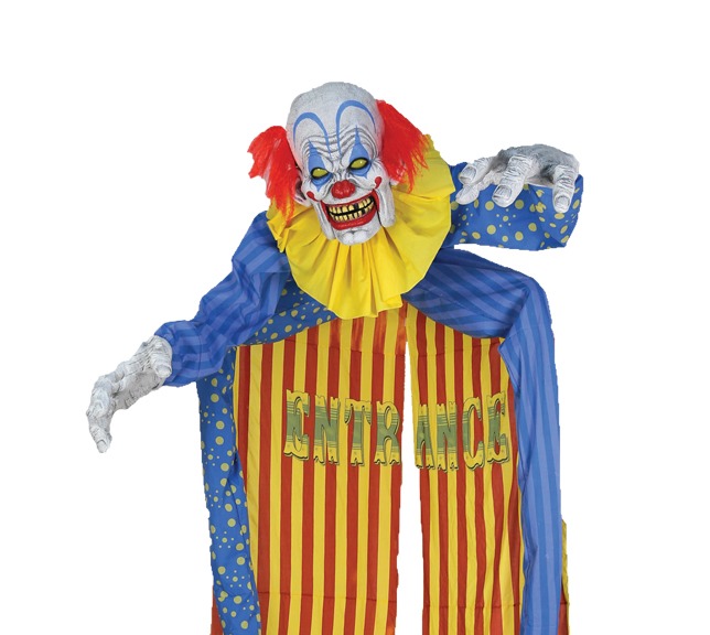 Animated Looming Clown Archway Prop | Magic and Theater Products