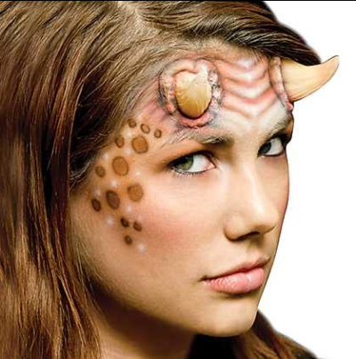 Alien Horns Latex Appliance