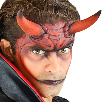 Devil Horns Latex Appliance (Large) Painted