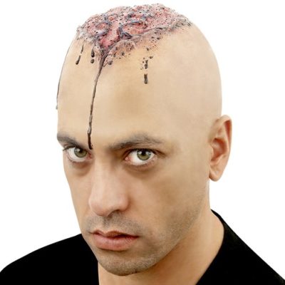 Thinking Cap Bald Cap Appliance (Exposed Brain) Discontinued